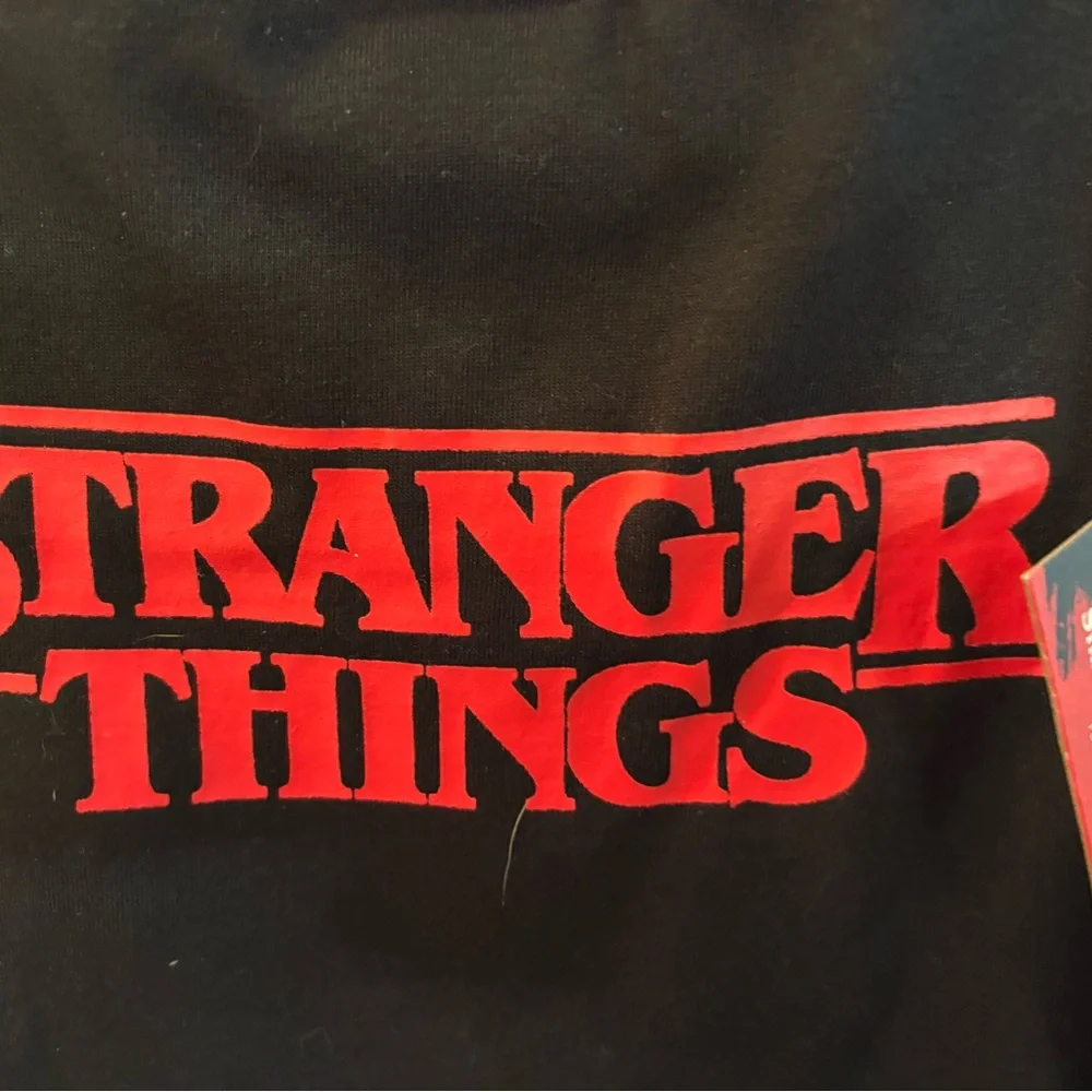 Netflix Stranger Things Black and Red DOG Tee